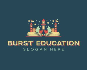 Castle Educational Bookstore logo design