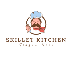 Buffet Kitchen Cook logo design