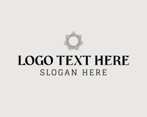 Elegant Sun Wordmark logo