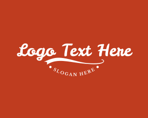 Retro Cursive Business logo