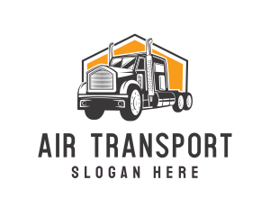 Logistics Truck Vehicle logo design