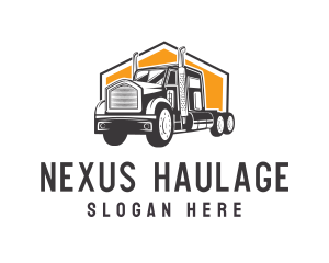 Logistics Truck Vehicle logo design