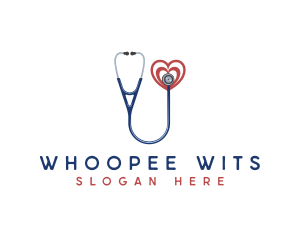 Cardiologist Health Stethoscope Logo