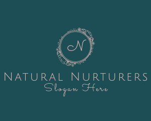 Luxury Flower Fashion Boutique  logo design