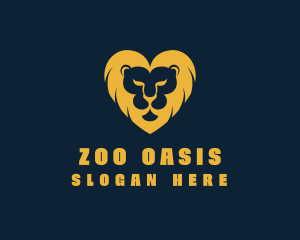 Lion Heart Zoo logo design