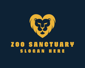 Lion Heart Zoo logo design