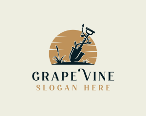 Shovel Vines Landscaping logo design