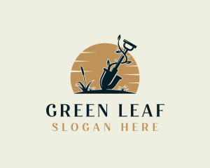 Shovel Vines Landscaping logo design