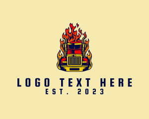 Flaming Cargo Truck logo