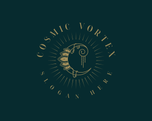 Psychic Cosmic Moon logo design