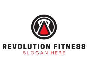 Kettlebell Fitness Gym logo design