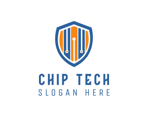 Circuit Shield Tech logo design