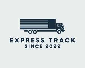 Delivery Truck Logistics logo design