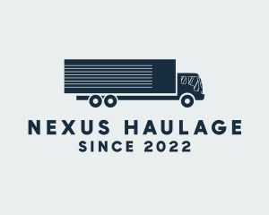 Delivery Truck Logistics logo design