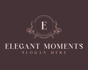 Floral Elegant Event logo design