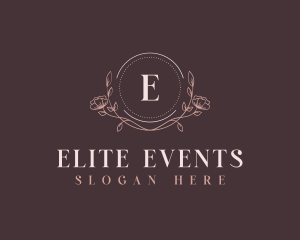 Floral Elegant Event logo design