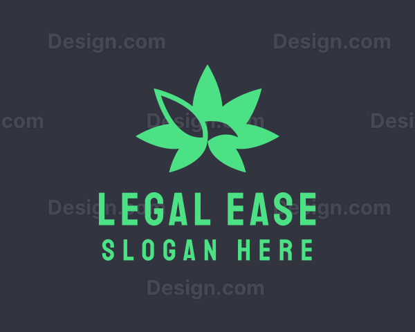 Organic Leaf Bird Logo