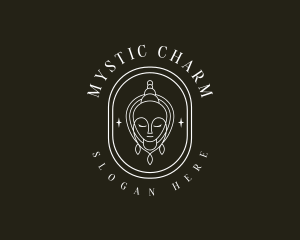 Mystical Woman Face logo design