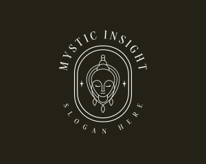 Mystical Woman Face logo design