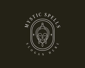 Mystical Woman Face logo design