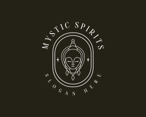 Mystical Woman Face logo design