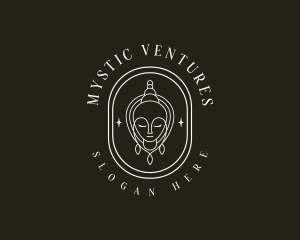 Mystical Woman Face logo design