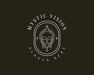 Mystical Woman Face logo design