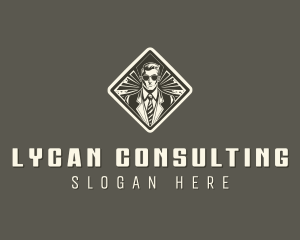 Male Professional Consultant logo design