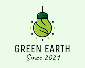 Environmental Light Bulb  logo design