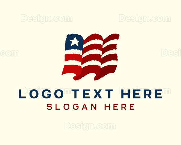 American Country Flag Logo