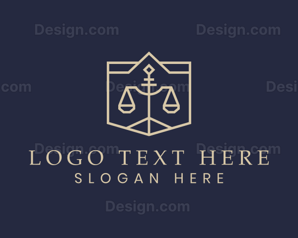 Legal Lawyer Scale Logo