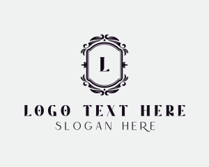 Styling Floral Wreath logo