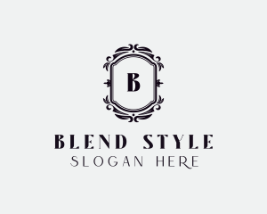 Styling Floral Wreath logo design