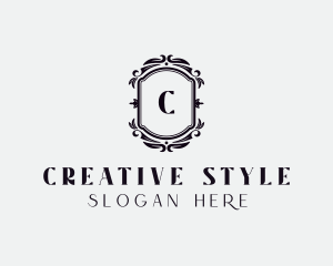 Styling Floral Wreath logo design