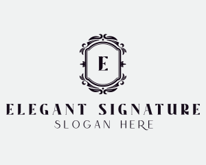 Styling Floral Wreath logo design