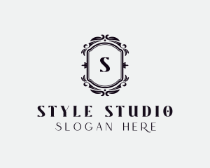 Styling Floral Wreath logo design