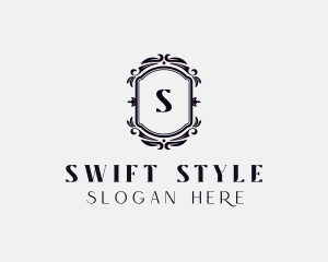 Styling Floral Wreath logo design