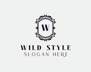 Styling Floral Wreath logo design