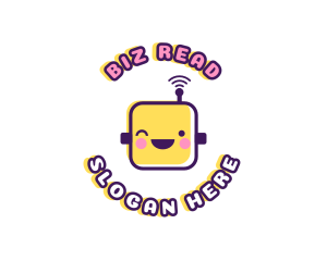 Tech Robot Data logo design