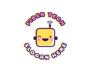 Tech Robot Data logo design