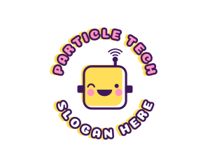 Tech Robot Data logo design