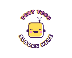 Tech Robot Data logo design