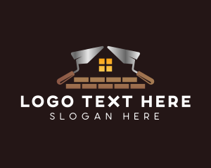 Masonry Bricklaying Trowel logo