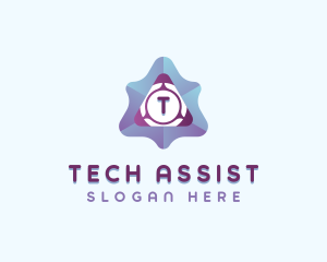 Tech Artificial Intelligence logo design