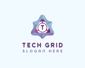 Tech Artificial Intelligence logo design