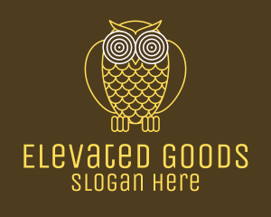 Hypnotic Owl Eye logo design