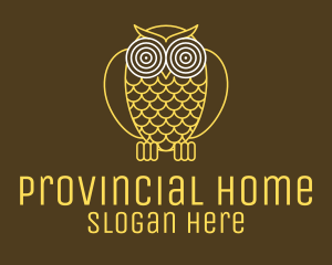 Hypnotic Owl Eye logo design