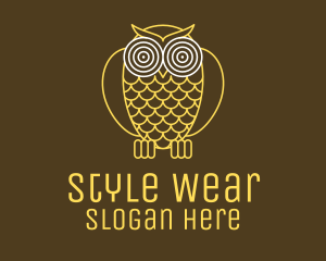 Hypnotic Owl Eye logo design