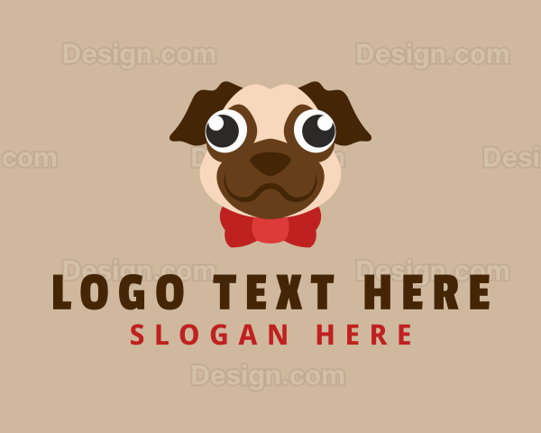 Pug Veterinary Clinic Logo