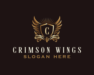 Ornamental Vip Wings logo design